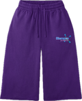 purple long shorts